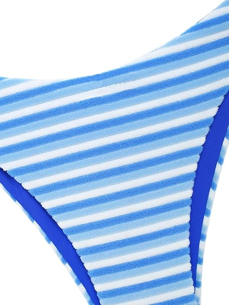 Tanlines Contrast Color Red Gingham Spliced High Leg Cheeky Bikini Set